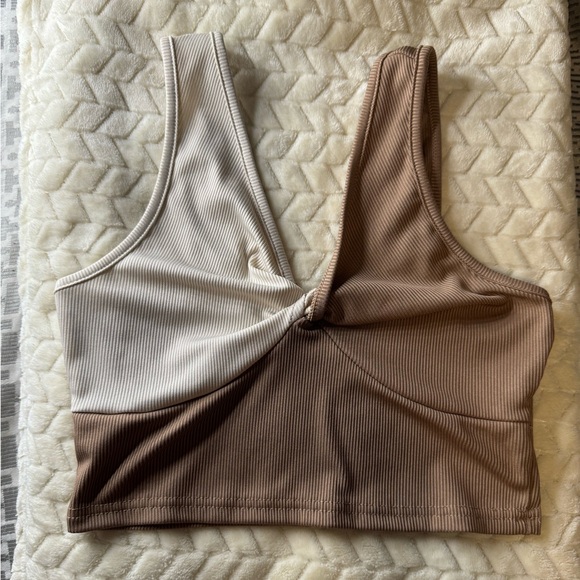 SHEIN Tops - Brown crop top